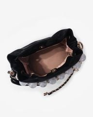 Túi Xách Tay Hạnh Dung Satin Ngọc Trai HD2842BC