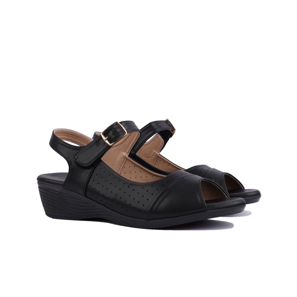 Sandal Xuồng Hạnh Dung Laser Quai Dán HD29118AY