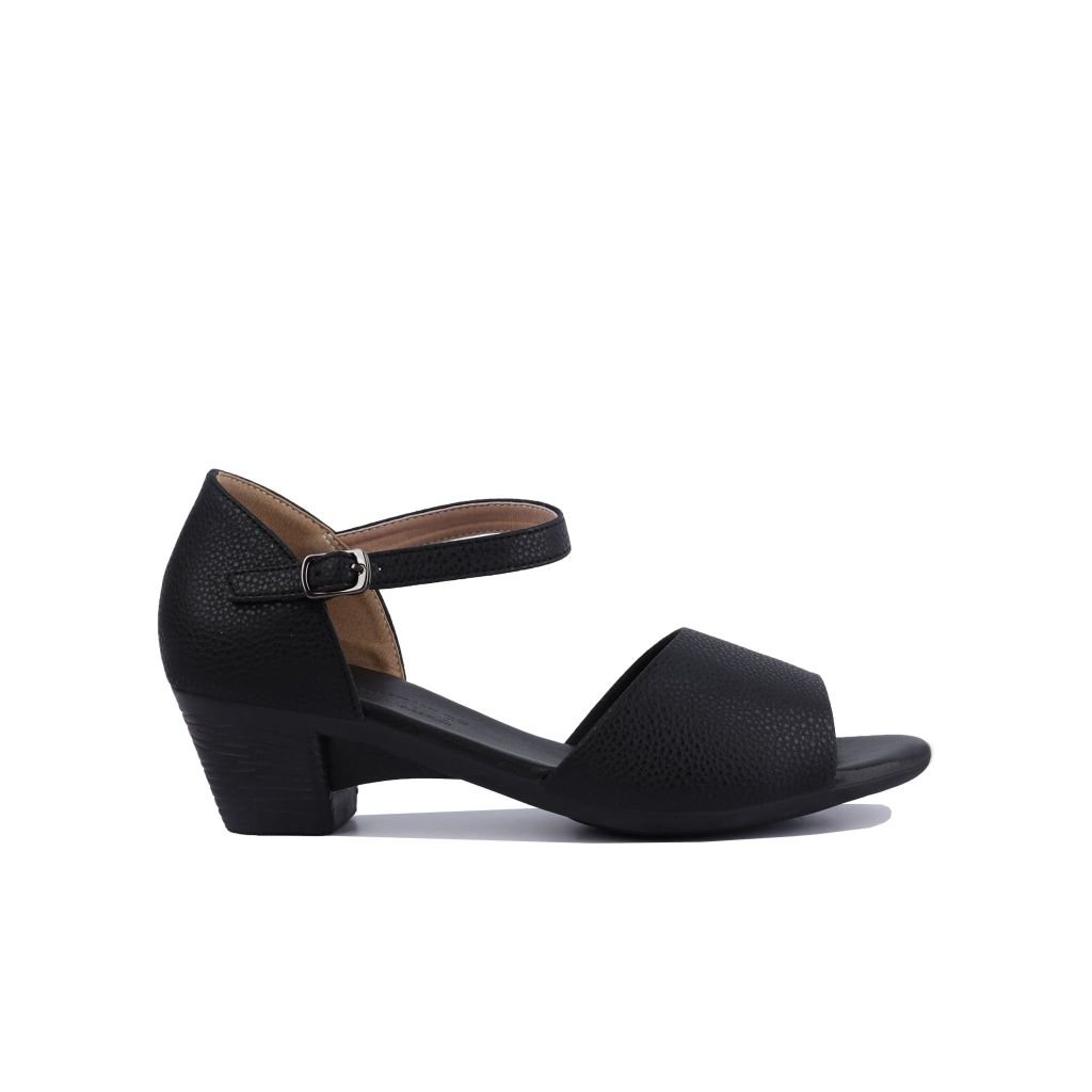 Sandal Cao Gót Hạnh Dung Bản Ngang Bít Hậu HD29125AY