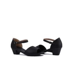 Sandal Cao Gót Hạnh Dung Bản Ngang Bít Hậu HD29125AY
