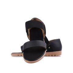 Sandal Đế Xẹp Hạnh Dung Bản Ngang Bít Hậu HD29129AY