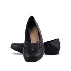 Giày Búp Bê Hạnh Dung Mũi Tròn Đục Lỗ HD29130AY