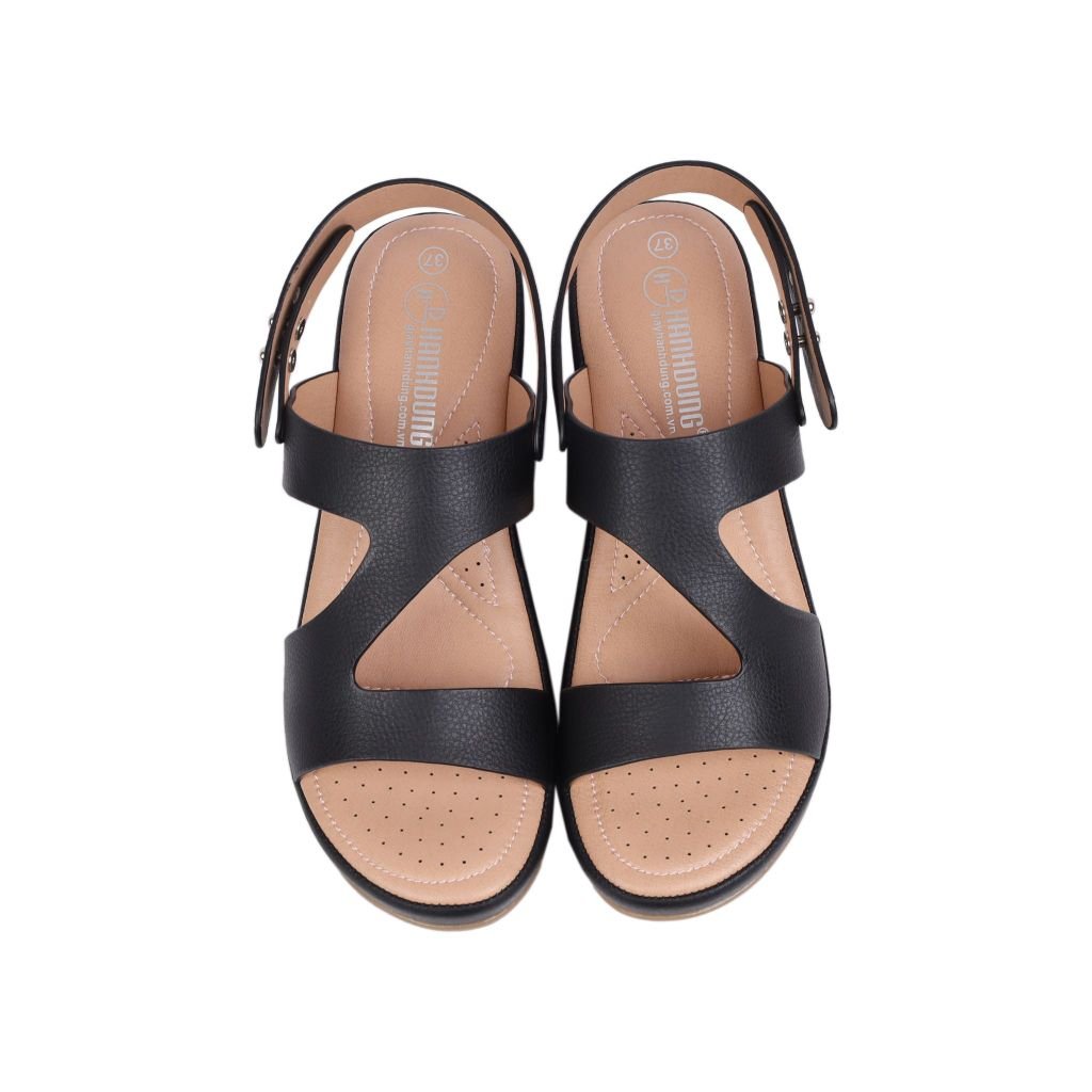 Sandal Xuồng Hạnh Dung Quai Gợn Sóng Đế Mềm Mại HD29140AY