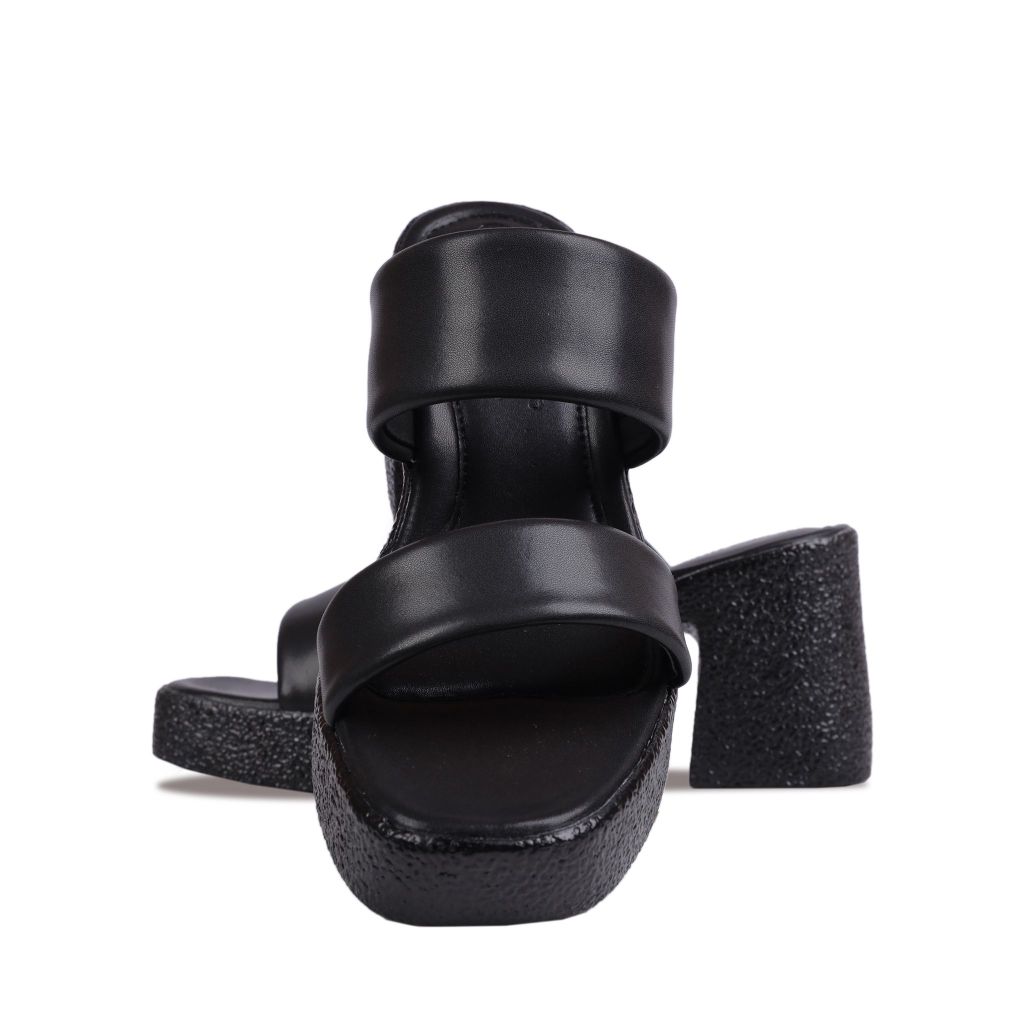 Dép Cao Gót Hạnh Dung Quai Nhị Ngang HD29141AY