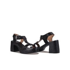 Sandal Cao Gót Hạnh Dung Quai T-Strap Chỉ Nổi HD29143AY