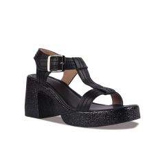 Sandal Cao Gót Hạnh Dung Quai T-Strap Chỉ Nổi HD29143AY