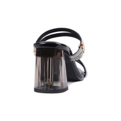 Sandal Cao Gót Hạnh Dung Gót Mica Quai Kim Tuyến HD29145AY