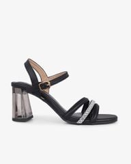 Sandal Cao Gót Hạnh Dung Quai Phối Xoàn Gót Mica HD29159AY