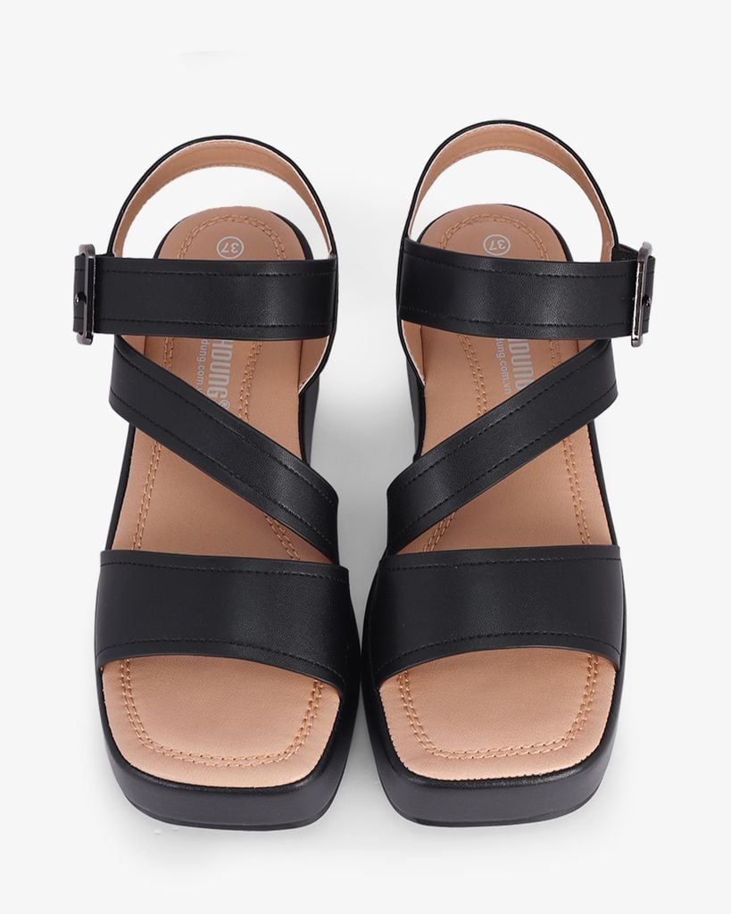 Sandal Xuồng Hạnh Dung Quai Bản Đối Xứng HD29162AY