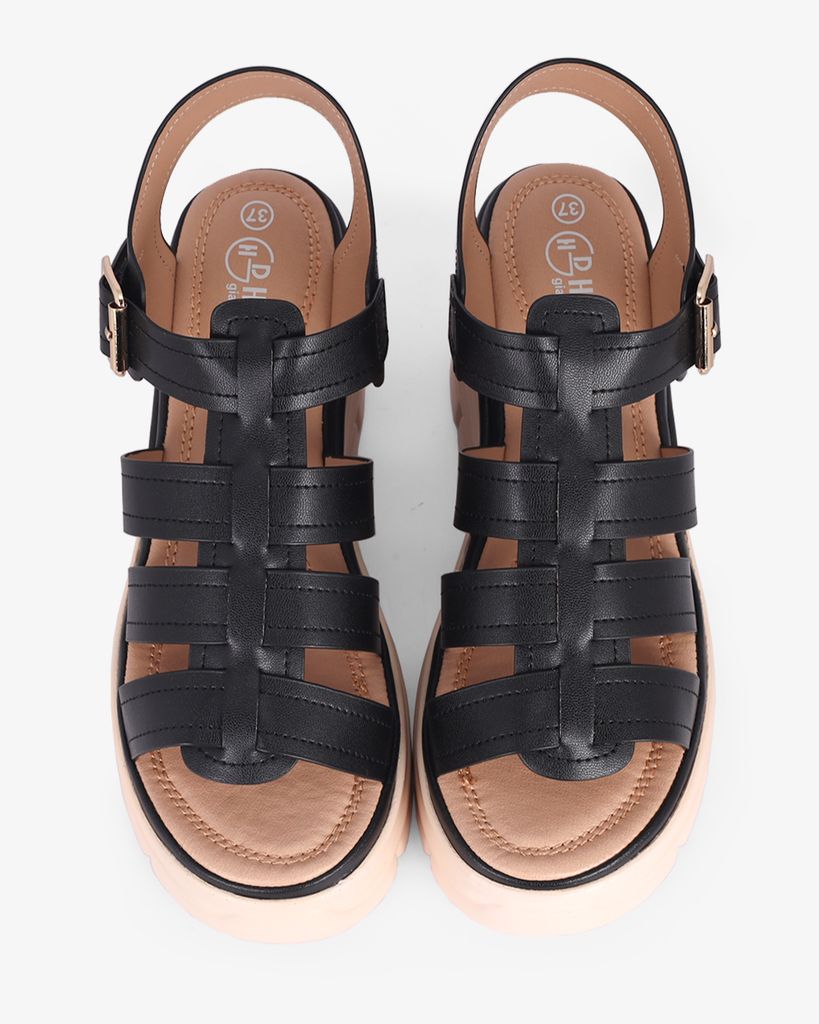 Sandal Đế Xuồng Hạnh Dung Quai Đan Cá Tính HD29163AY