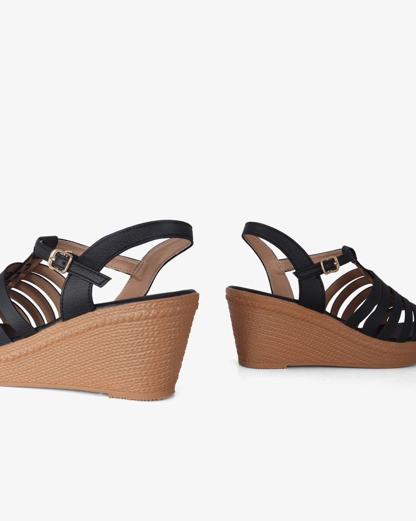 Sandal Đế Xuồng Hạnh Dung Quai Dây Mảnh HD29167AY