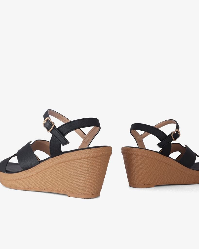 Sandal Đế Xuồng Hạnh Dung Quai Chữ H HD29168AY