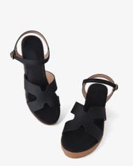 Sandal Đế Xuồng Hạnh Dung Quai Chữ H HD29168AY