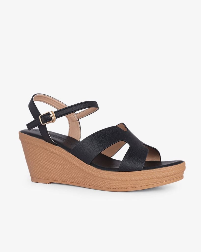 Sandal Đế Xuồng Hạnh Dung Quai Chữ H HD29168AY