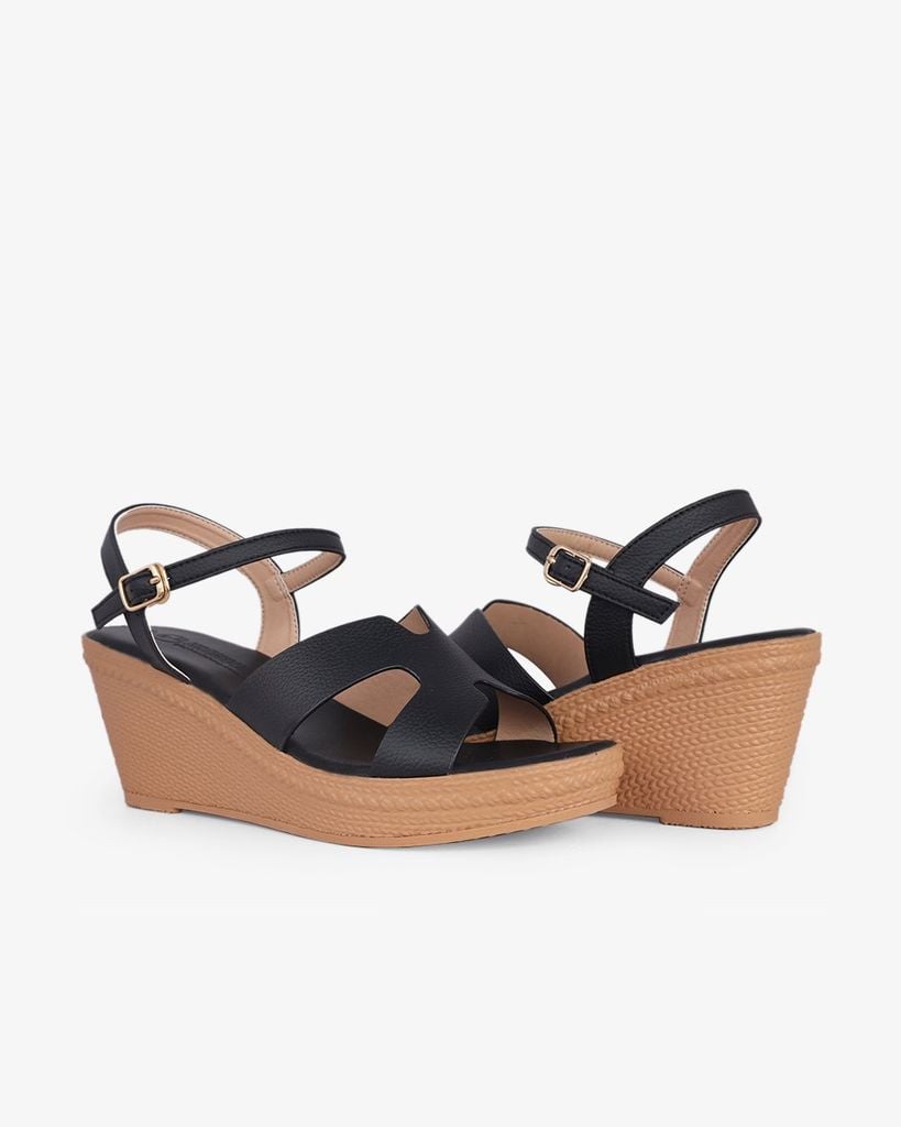 Sandal Đế Xuồng Hạnh Dung Quai Chữ H HD29168AY