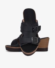 Dép Đế Xuồng Hạnh Dung Quai Bản Khóa Nịt HD29169AY