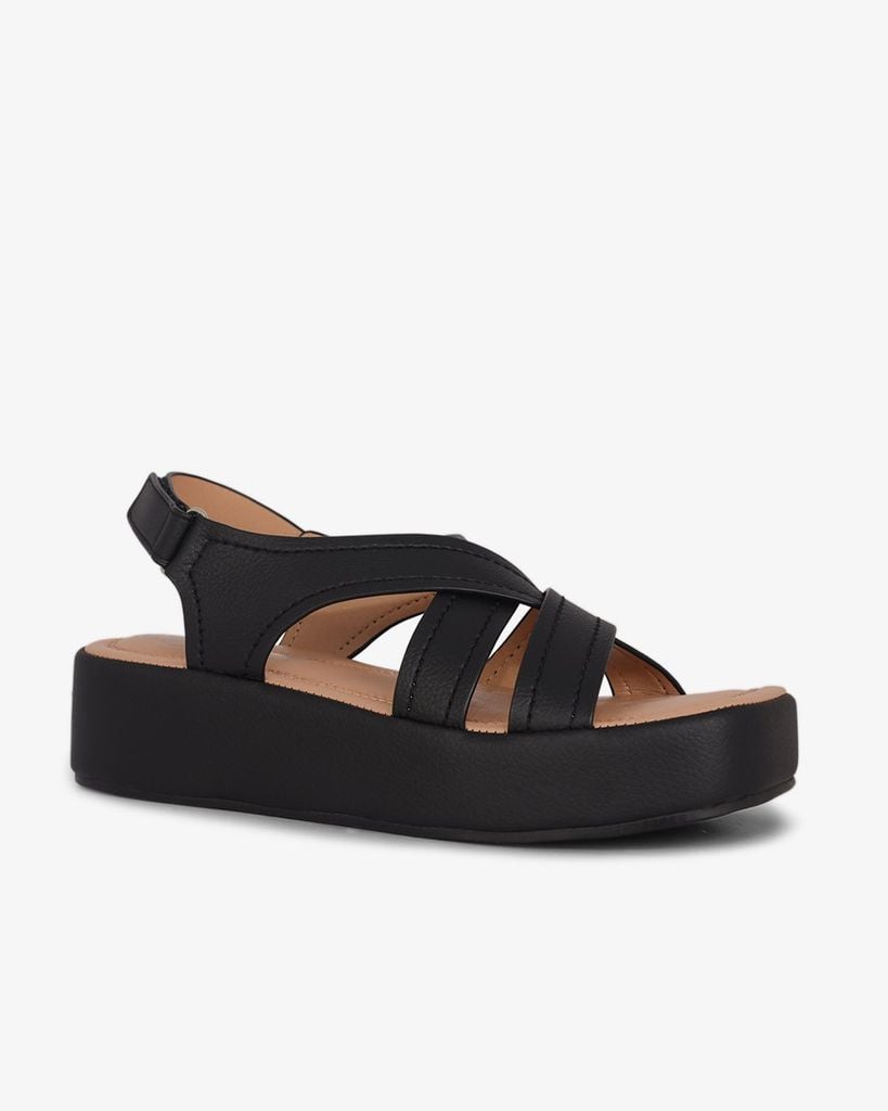 Sandal Đế Xuồng Hạnh Dung Quai Chéo Lớn HD29173AY