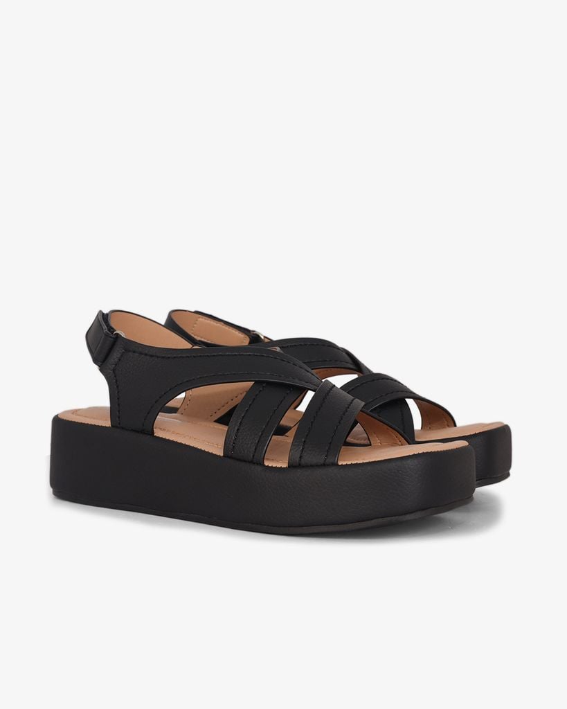 Sandal Đế Xuồng Hạnh Dung Quai Chéo Lớn HD29173AY