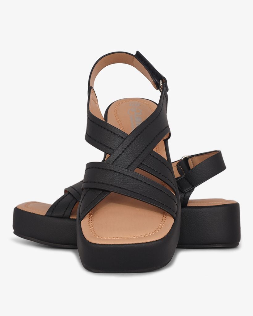 Sandal Đế Xuồng Hạnh Dung Quai Chéo Lớn HD29173AY