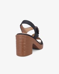 Sandal Cao Gót Hạnh Dung Quai Ngang Bản Chéo HD29187AY