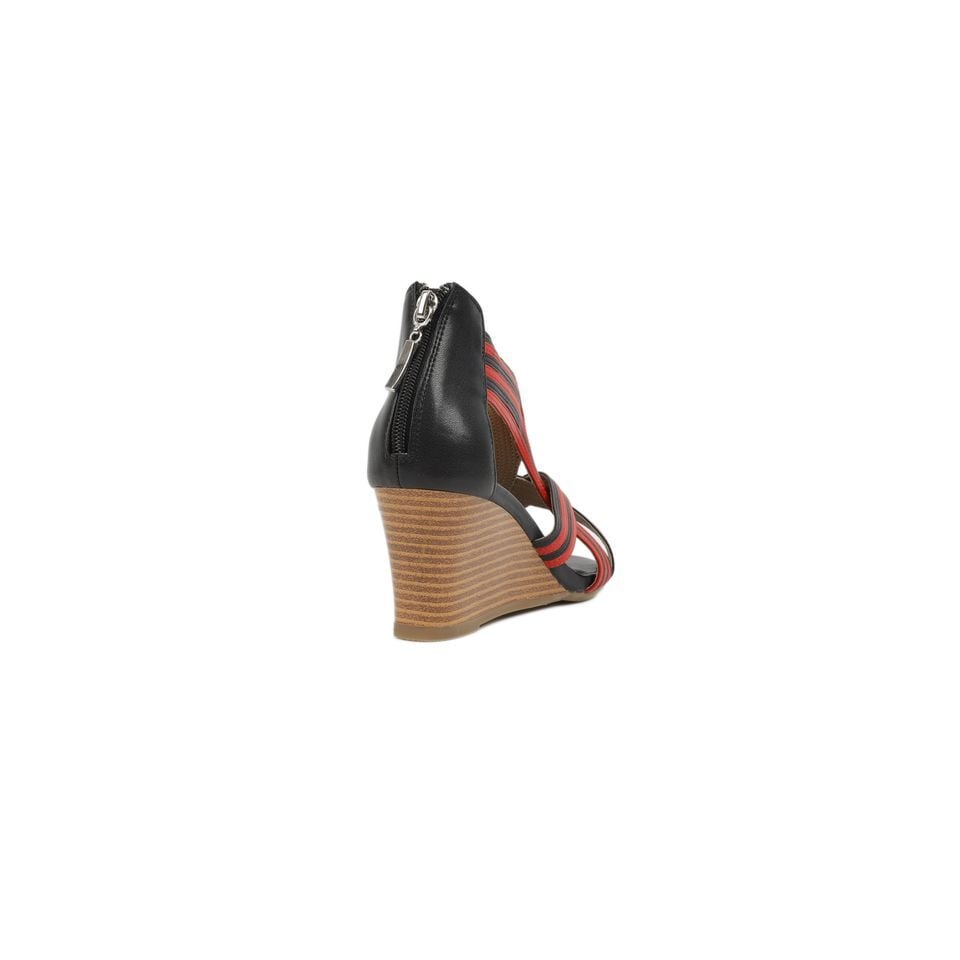 Sandal Xuồng Hạnh Dung Bản Chéo Hậu Dây Kéo HD2990AY