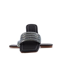 Dép Xẹp Hạnh Dung Bản Đính Đá HD3106AO