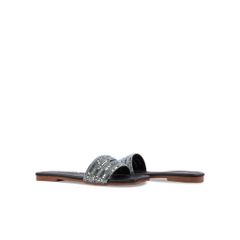 Dép Xẹp Hạnh Dung Bản Đính Đá HD3106AO