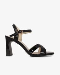 Sandal Cao Gót Hạnh Dung Quai Đan Chéo HD27306BI