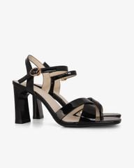 Sandal Cao Gót Hạnh Dung Quai Đan Chéo HD27306BI