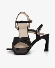 Sandal Cao Gót Hạnh Dung Quai Đan Chéo HD27306BI
