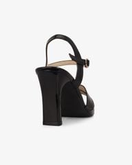 Sandal Cao Gót Hạnh Dung Quai Chéo Gót Trụ HD27307BI