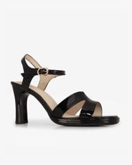 Sandal Cao Gót Hạnh Dung Quai Bóng Chữ H  HD27311BI
