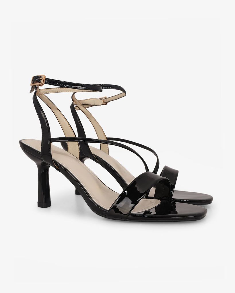 Sandal Cao Gót Hạnh Dung Dây Mảnh  Gót Nhọn  HD27317BI