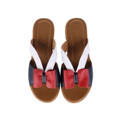 Dép Xẹp Hạnh Dung Bản Cut Out Phối Nơ HD04823AD