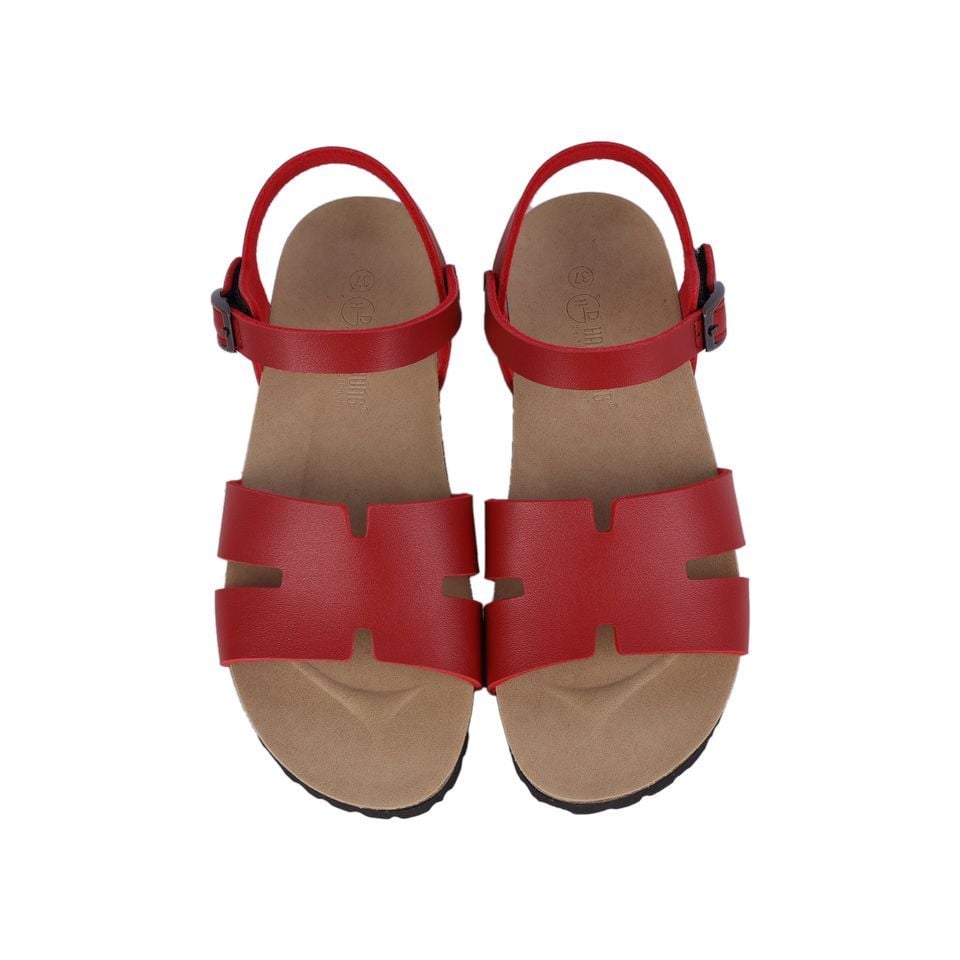 Sandal Đế Xẹp Hạnh Dung Quai Dán Chữ H HD2302BO