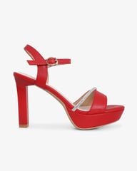 Sandal Cao Gót Hạnh Dung Quai Phối Xoàn Mảnh HD27193BI