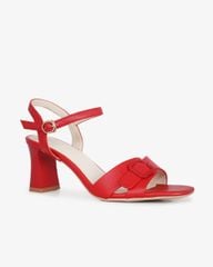Sandal Cao Gót Hạnh Dung Quai Ngang Khóa Nịt HD27276BI