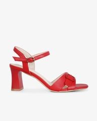 Sandal Cao Gót Hạnh Dung Quai Ngang Khóa Nịt HD27276BI