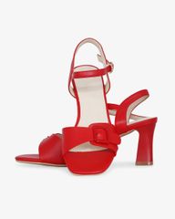 Sandal Cao Gót Hạnh Dung Quai Ngang Khóa Nịt HD27276BI