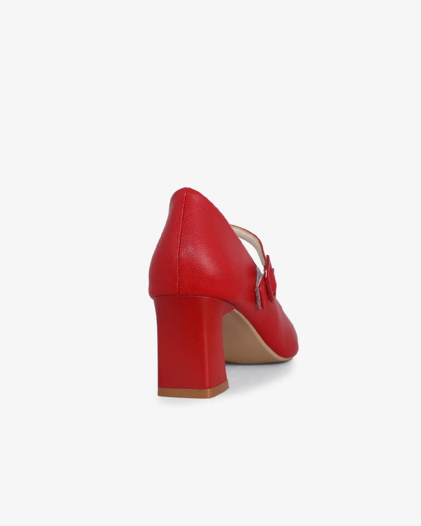 Giày Cao Gót Hạnh Dung Bít Mũi Hậu Dán HD27292BI