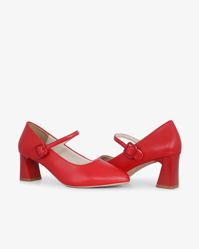 Giày Cao Gót Hạnh Dung Bít Mũi Hậu Dán HD27292BI