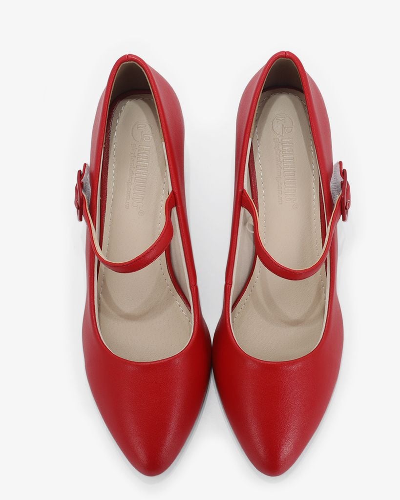 Giày Cao Gót Hạnh Dung Bít Mũi Hậu Dán HD27292BI