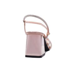 Sandal Cao Gót Albee Nhiều Dây Kim Sa Nối HD0202TQ