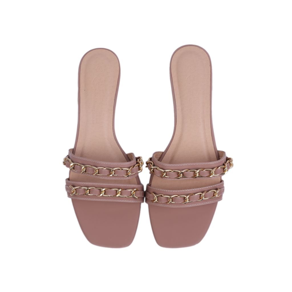 Dép Xuồng Hạnh Dung Quai Phối Phụ Kiện HD02177AB