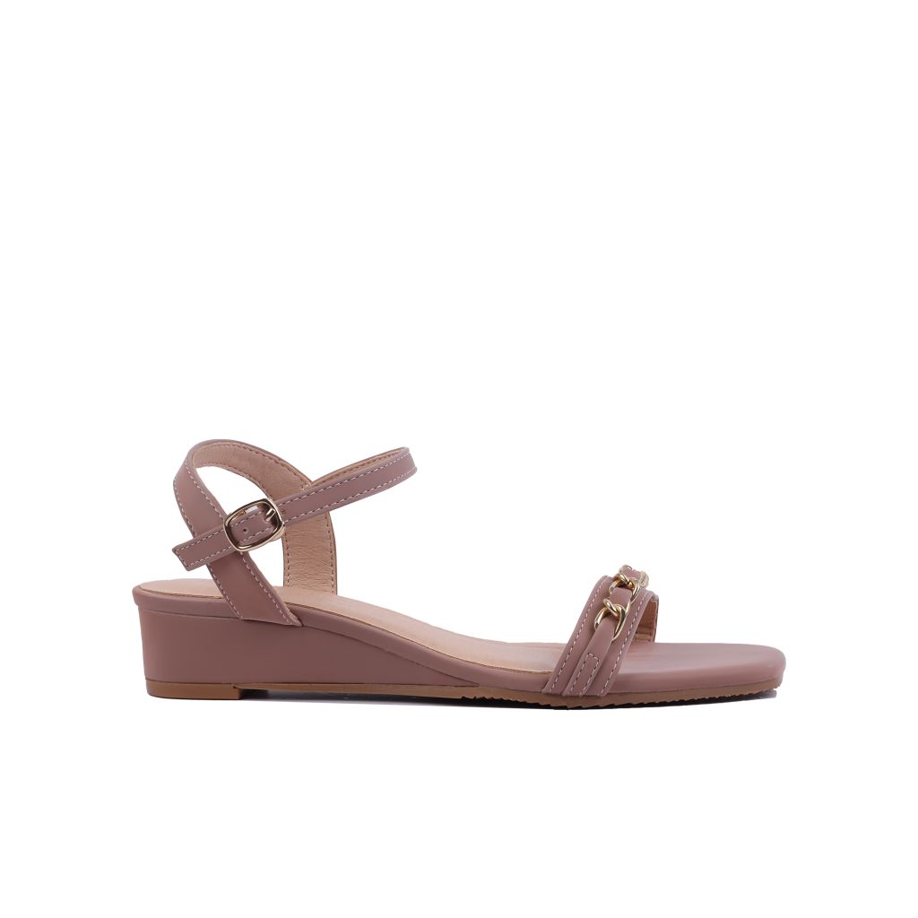 Sandal Xuồng Hạnh Dung Dây Mảnh Phối Khóa Lắc HD02178AB