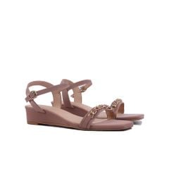 Sandal Xuồng Hạnh Dung Dây Mảnh Phối Khóa Lắc HD02178AB