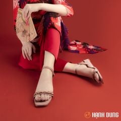 Sandal Xuồng Hạnh Dung Dây Mảnh Phối Khóa Lắc HD02178AB