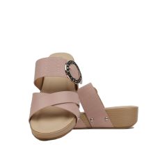 Dép Xuồng Hạnh Dung Bản Chéo Khóa Tròn HD04681AD