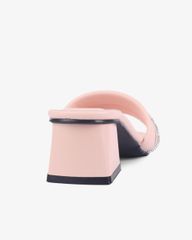 Dép Cao Gót Hạnh Dung Gót Trụ Bản Ngang Xoàn HD12261AM