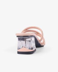 Dép Cao Gót Hạnh Dung Xỏ Ngón Gót Mica HD12264AM